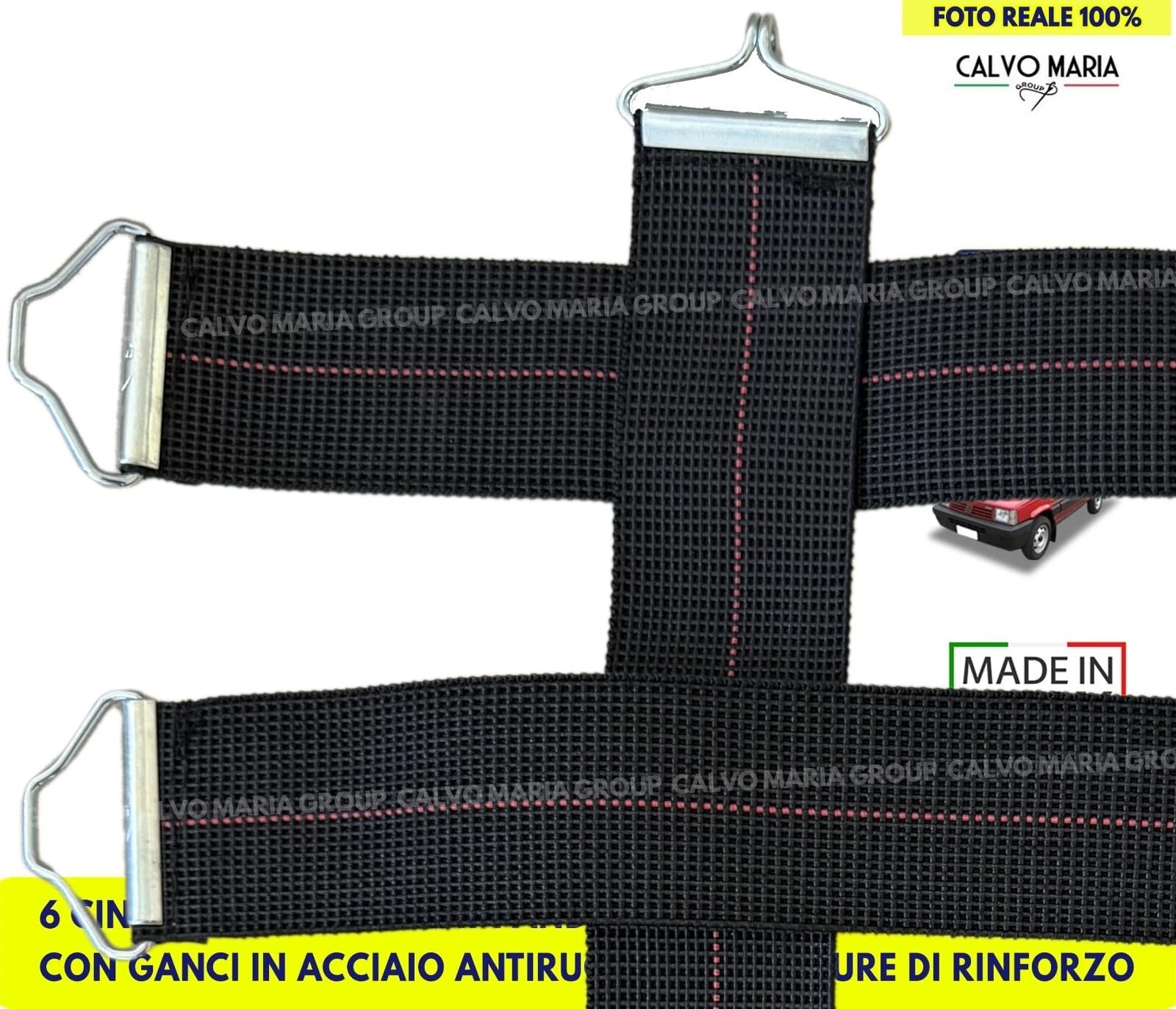 Fasce Elastiche sedili compatibili per Fiat Panda 141 - Cinghie per Imbottiture