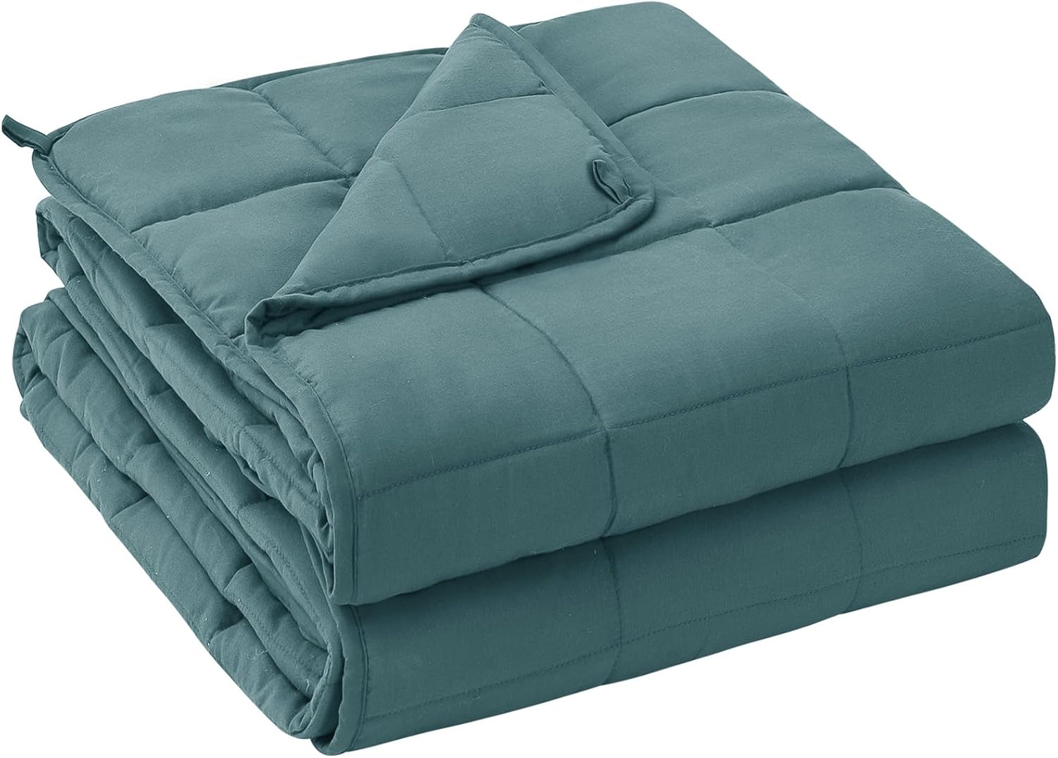 yescool King Size Weighted Blanket for Adults (20 lbs, 80” x 87”, Teal) Cooling Heavy Blanket for Sleeping Perfect for 190-210 lbs, Breathable Blanket for Adults & Couple All Season, Machine Washable