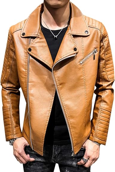 超安い品質 Tan Jackets Biker アウター レザージャケット メンズ Blouson ブルゾン アウター メンズ レザージャケット ブルゾン Blouson ジャケット