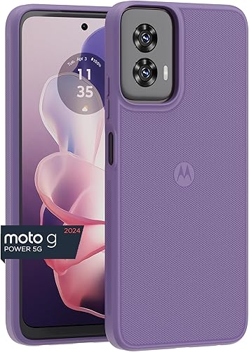 Miniatura 43 de Motorola Funda protectora para Moto G Pure (2021), ajuste de precisión, elegantes fundas para teléfonos con absorción de golpes, color negro Negro