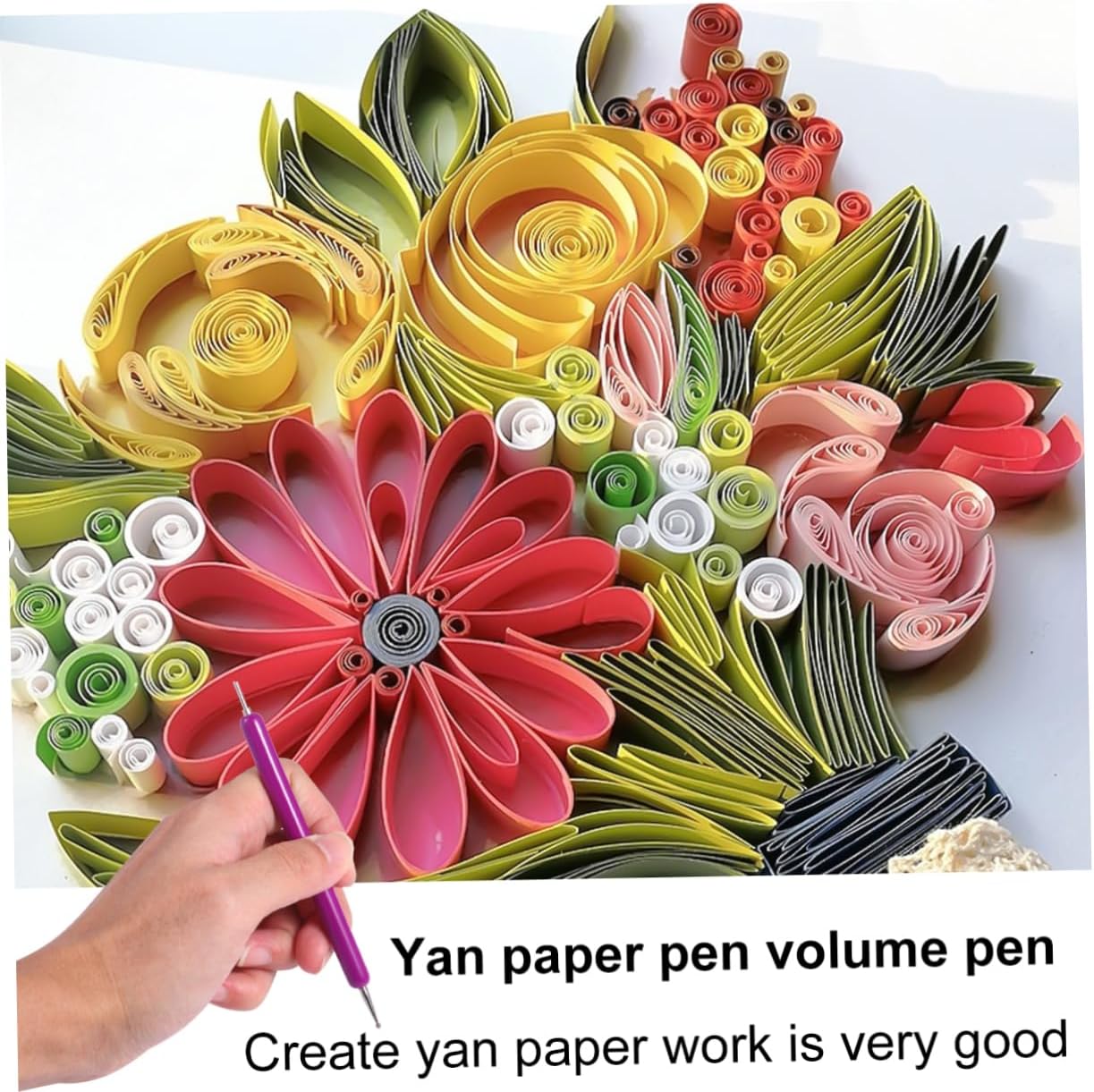 ARTIBETTER 21pcs Quilling Pen Kit Needles for Paper Quilling Ergonomic Handle for Comfortable Use for Daily Art Projects and