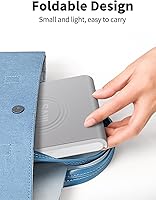 Vista 7 de SAIJI Soporte ajustable para tableta, portátil, plegable, para escritorio, compatible con iPad, iPhone, Nintendo Switch, Samsung Galaxy y tabletas