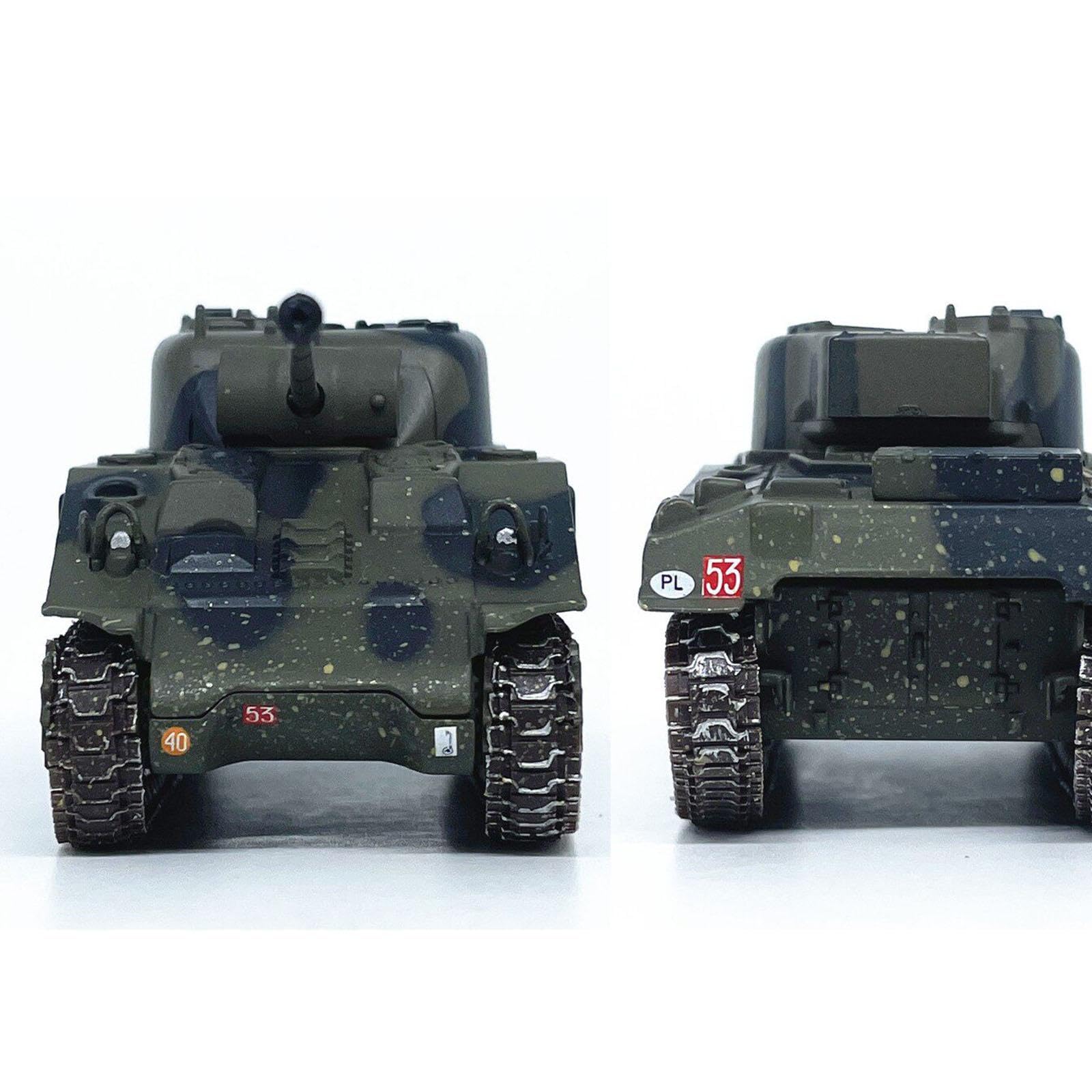 Maquette de Char en Métal à L'échelle 1:72 avec Pièces Mobiles, Structure Interne Complète, Véhicule Miniature pour Collectionneurs, Réaliste et A, 12010li