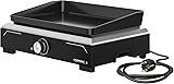 Campingaz Plancha Electric 1 XD | Elektrogrill Indoor & Outdoor | Plancha-Teppanyaki-Grillplatte | Tragbarer Balkongrill | Antihaftbeschichtung | Gußeisen | Leistung 2500 W | 52 x 39 x 19cm