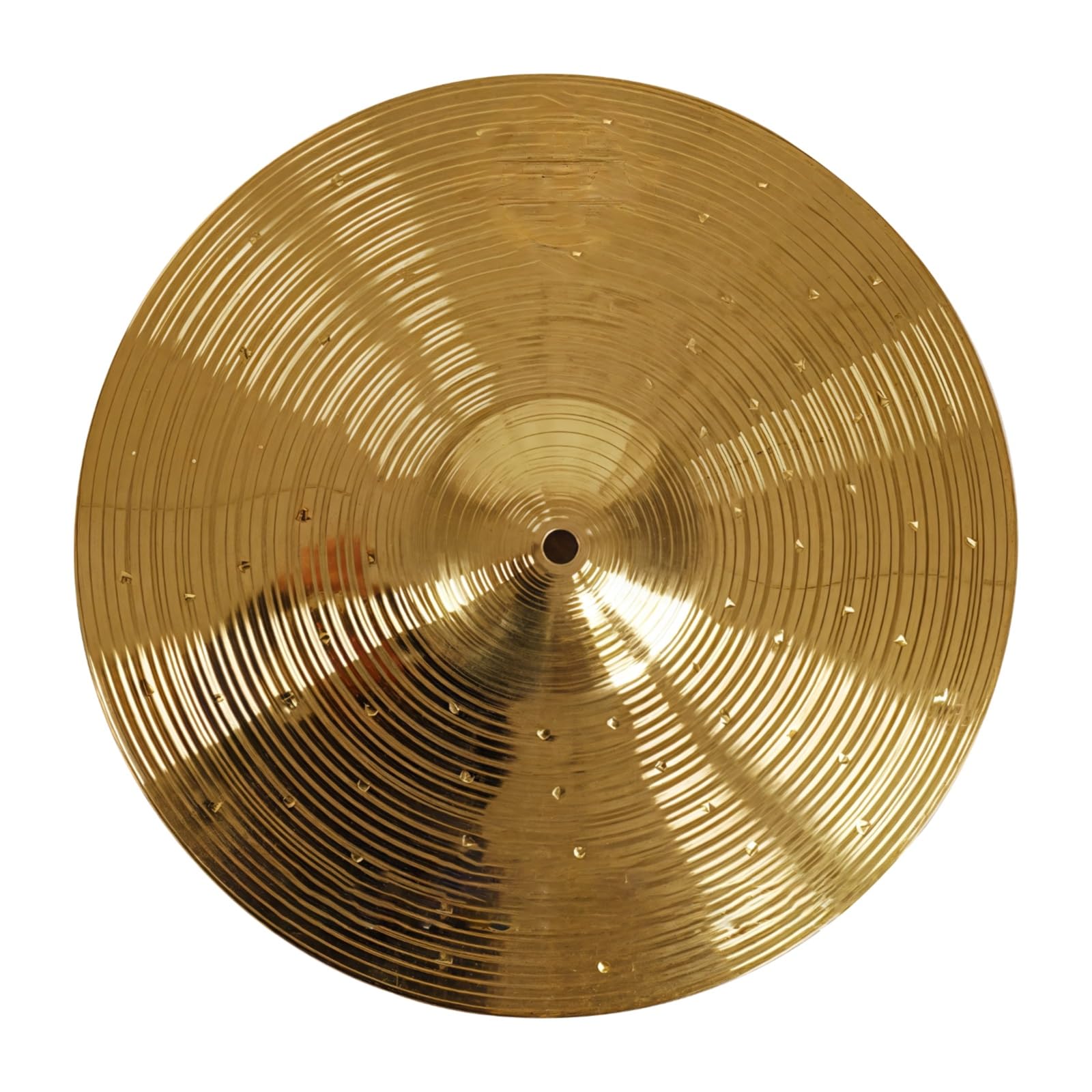 Cymbale de 14 pouces Golden Crash en acier inoxydable de 35,5 cm pour batterie