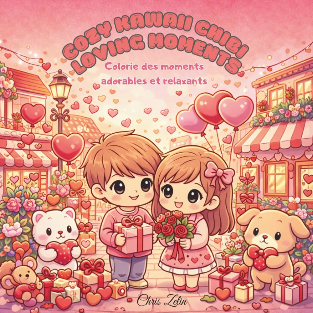Cozy Kawaii Chibi Loving Moments: Colorie des moments, adorables et relaxants