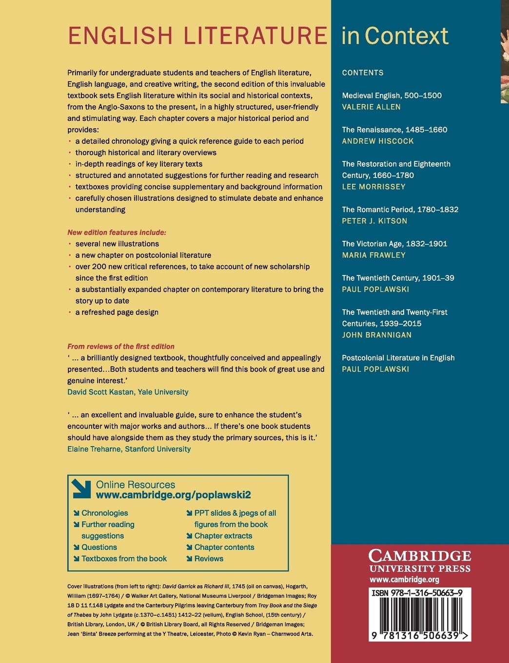 English Literature in Context [Lingua inglese]