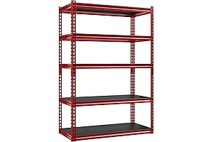 REIBII 72" Garage Shelving Heavy Duty Metal Shelving