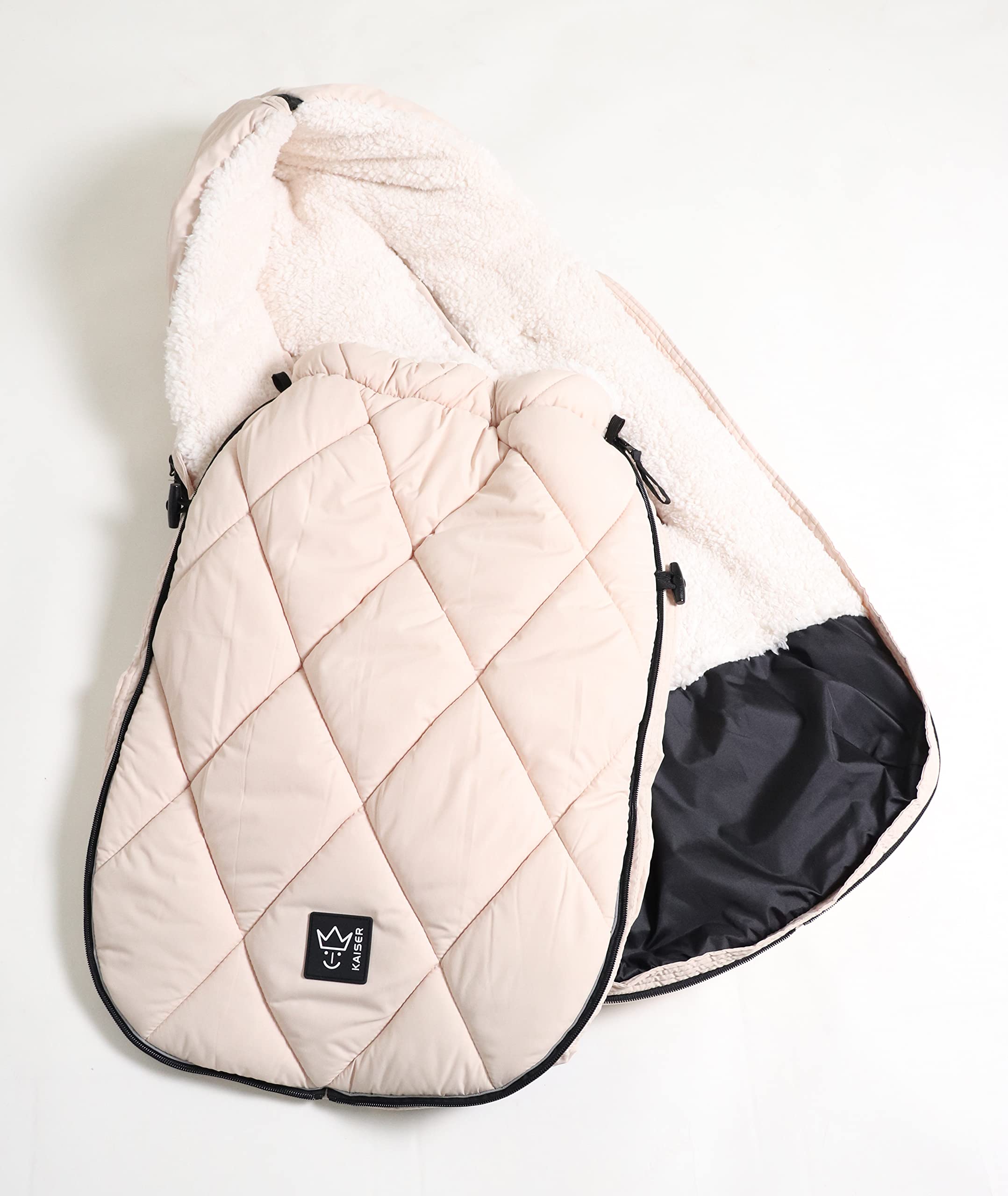 Kaiser XL TOO Thermo Sherpa Fleecesand/cream Fußsack