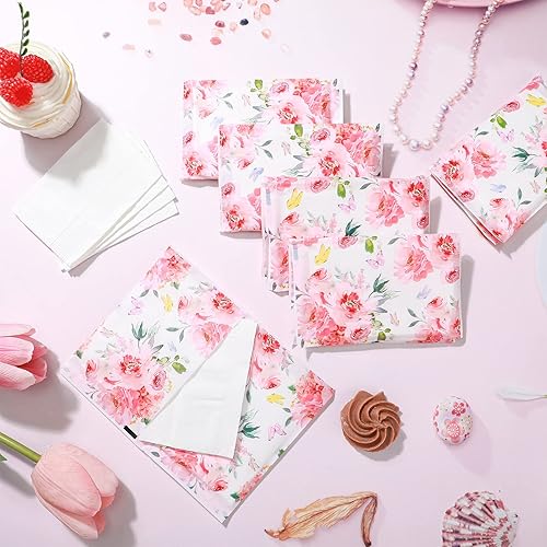 Miniatura 98 de Geyee Paquete de 50 paquetes de pañuelos faciales de viaje, pañuelos desechables de bolsillo para invitados de boda, viajes, bolsa escolar