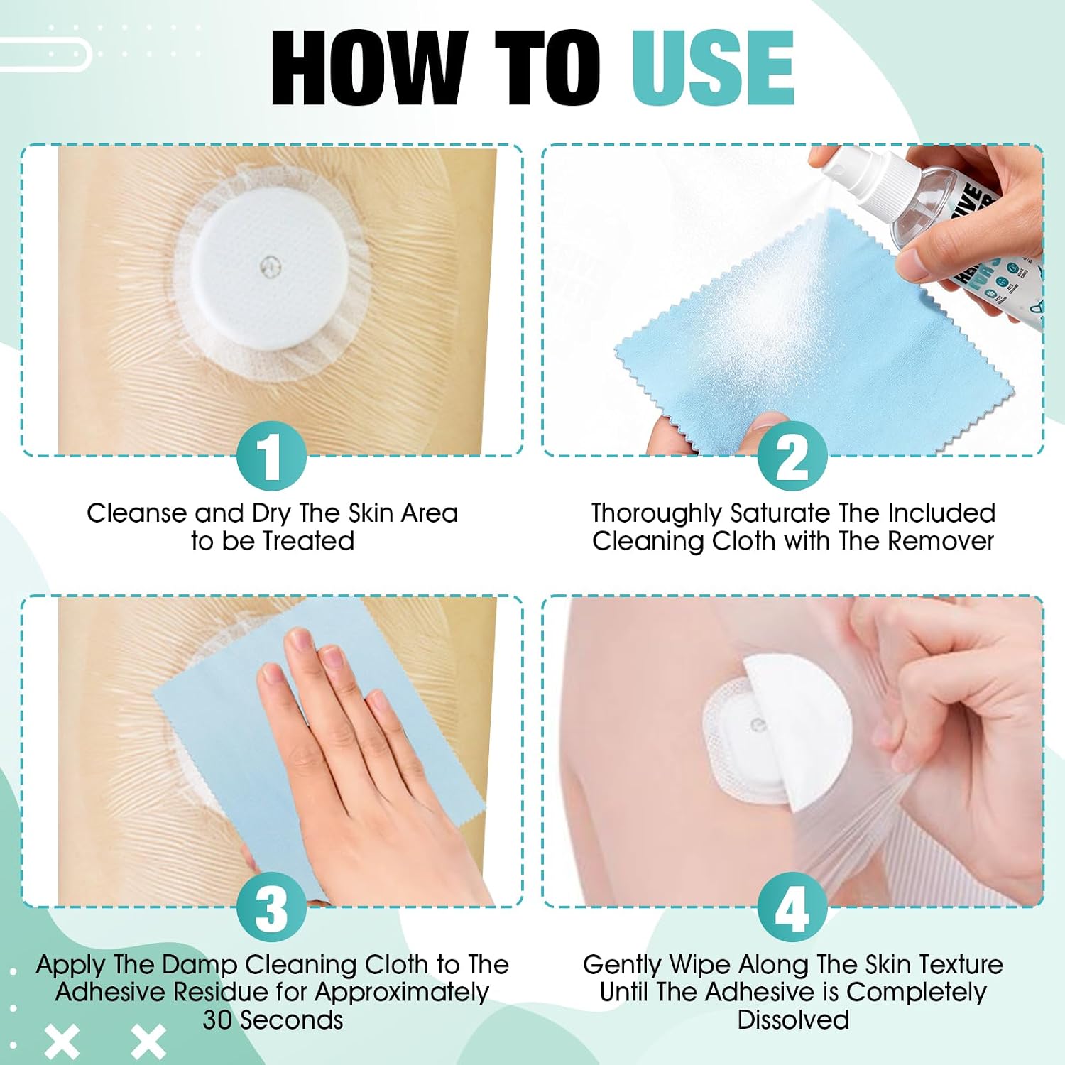 2 Oz Skin Adhesive Remover, Bandage Adhesive Remover, Mild Quick Peeling | Ostomy adhesive remover Spray, Suitable for Removing adhesives Such As Skin Tape, Sports Tape, and Ostomy Tape