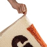 QJHOMO Get Naked Bath Mat Cute Bathroom Rugs Funny Non Slip Bathtub Decor Mats Super Absorbent Floor Carpet Machine Washable Bahtmat for Tub, Shower, Bedroom (16x24 inch)
