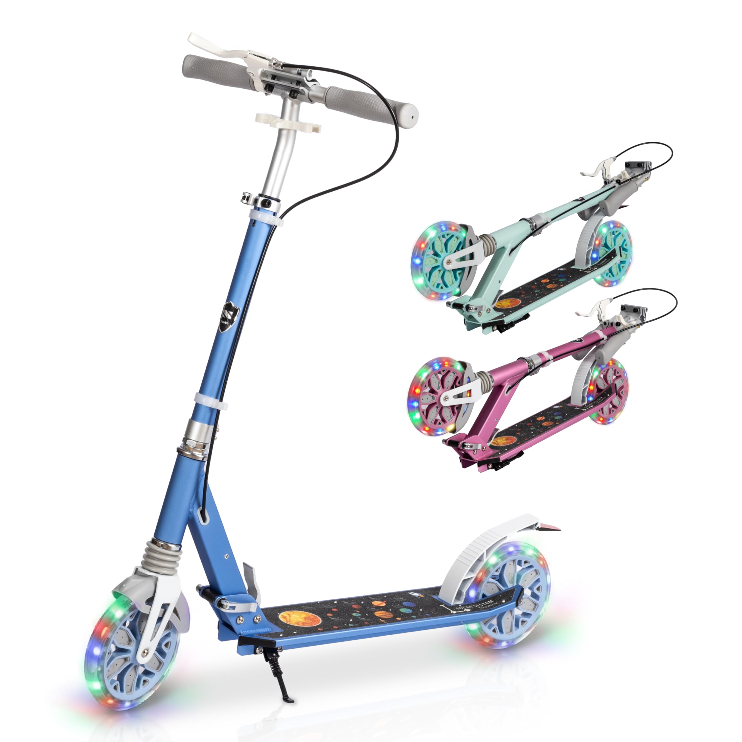 キマワリ アートプリント　海外限定　日本未販売　※値引き交渉可 Amazon.co.jp: 【S.Darwin】 二輪 光るLEDタイヤ キックスクーター