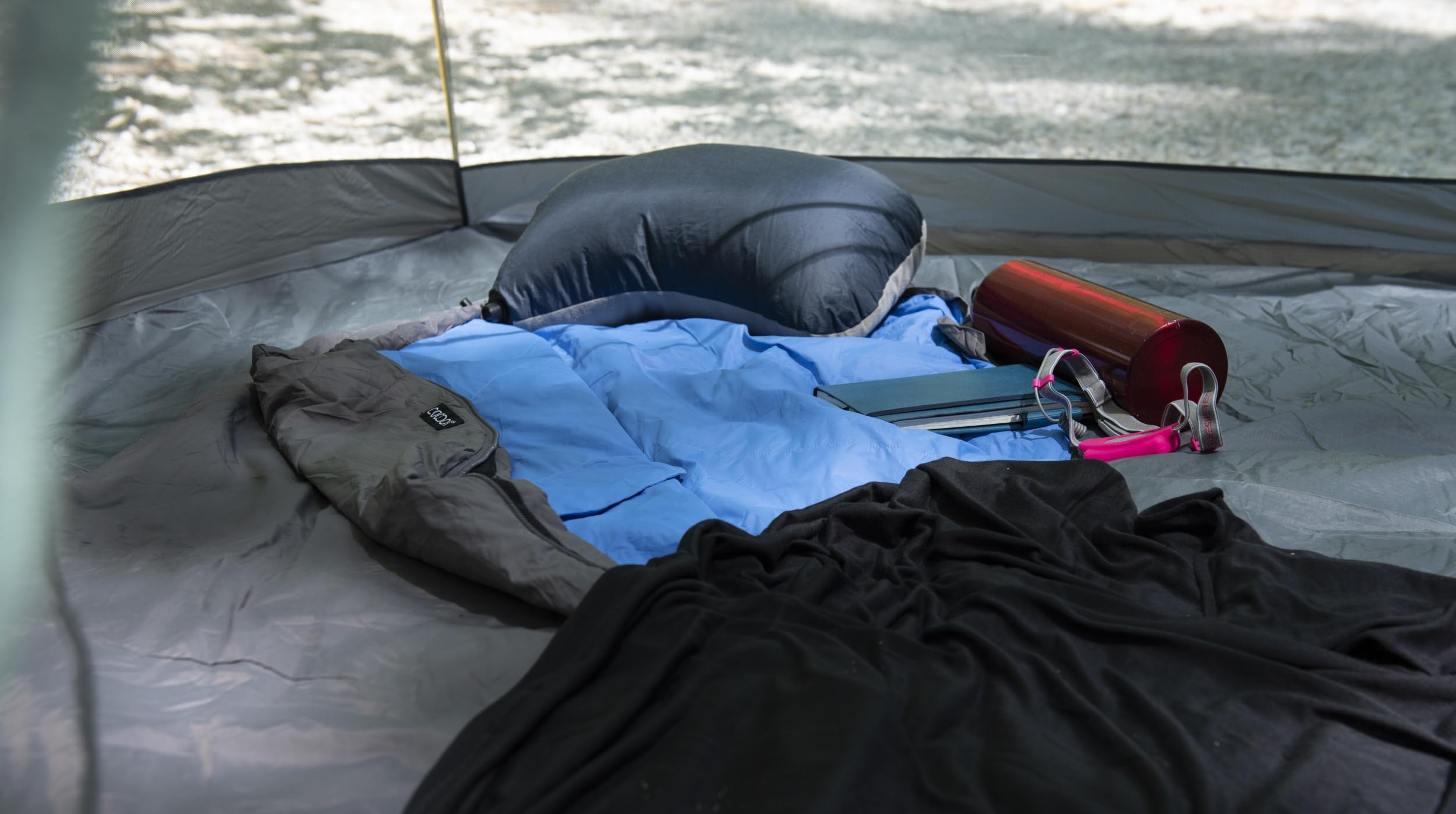 Cocoon Mountain Wanderer bis Körpergröße 185 cm (regular) volcano grey/light blue, Einheitsgröße