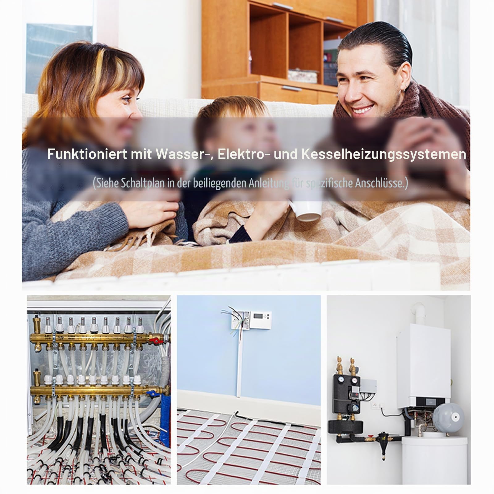 Matter Thermostat als Regler für elektrische Fußbodenheizung