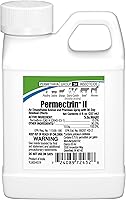 Vista 1 de Insecticida Permectrin II para animales de granja, insecticida, efectos residuales de 30 días, botella de 8 onzas líquidas