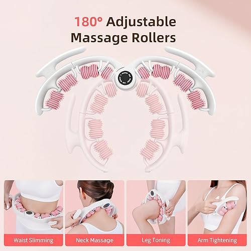 Miniatura 4 de Rodillo de masaje contra la celulitis para piernas, herramienta de masaje anticelulítica con desmontable, removedor de grasas para piernas, muslos,