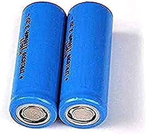 KIROJA aa Batería recargable compatible con 3.2V 18500 celdas 1100mAh Rechar batería de litio para luz LED solar.2