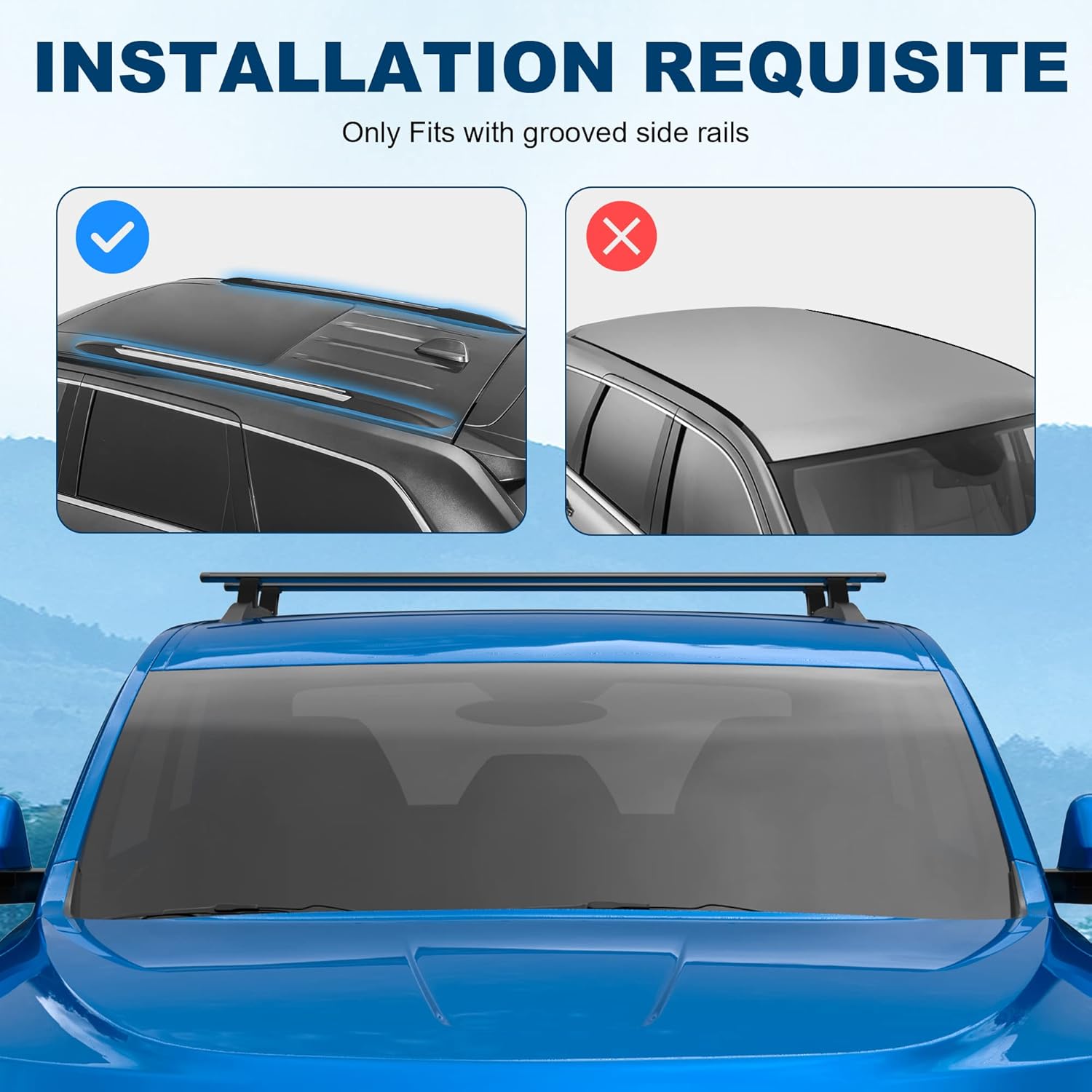 Buy MOSTPLUS Roof Rack Cross Bar Rail Compatible with 2021 2022 2023