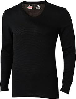 [ミズノ] プレミアホットインナー ブレスサーモ メリノウール/for Active/for Daily 中厚 クルーネック/Vネック 長袖シャツ メンズ 発熱素材 C2JAC651/C2JAC631/C2JAC621/C2JAC622