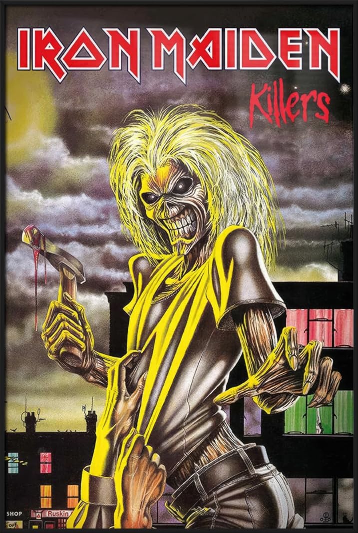 Amazon.co.jp: Iron Maiden - フレーム入りミュージックポスター 