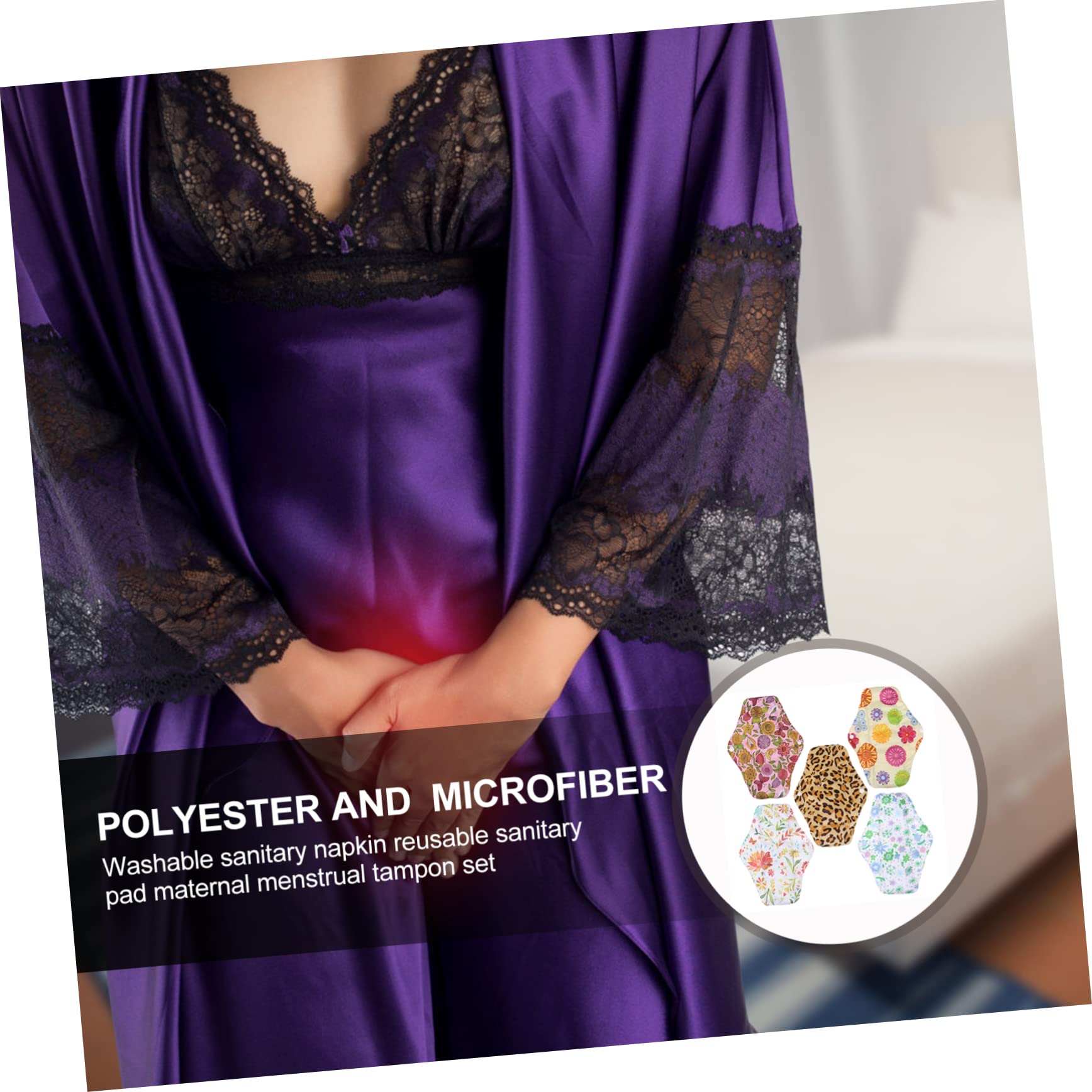 10 Piezas compresas menstruales de tela compresas menstruales reutilizables compresas maternity postparto Compresas postparto toalla sanitaria de tela toalla sanitaria lavable
