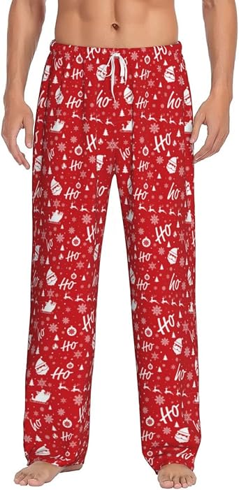 Christmas Pajama Pants Funny PJ Pant Matching Couples Unisex Xmas Pajamas