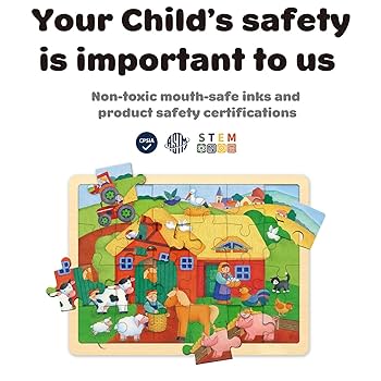 Amazon.com: MoinKidz 24 Piece Puzzles for Kids Ages 3-5 in 2