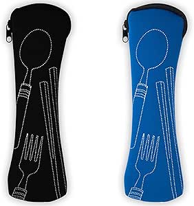 Ensemble De Couverts De Camping Avec Housse Camouflage Pixel Aride