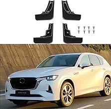 Mud Flap Mudguard Kit for Mazda CX-60 CX60 2022 2023 2024, Car Accessories Front and Rear 4-Piece Set with Screws