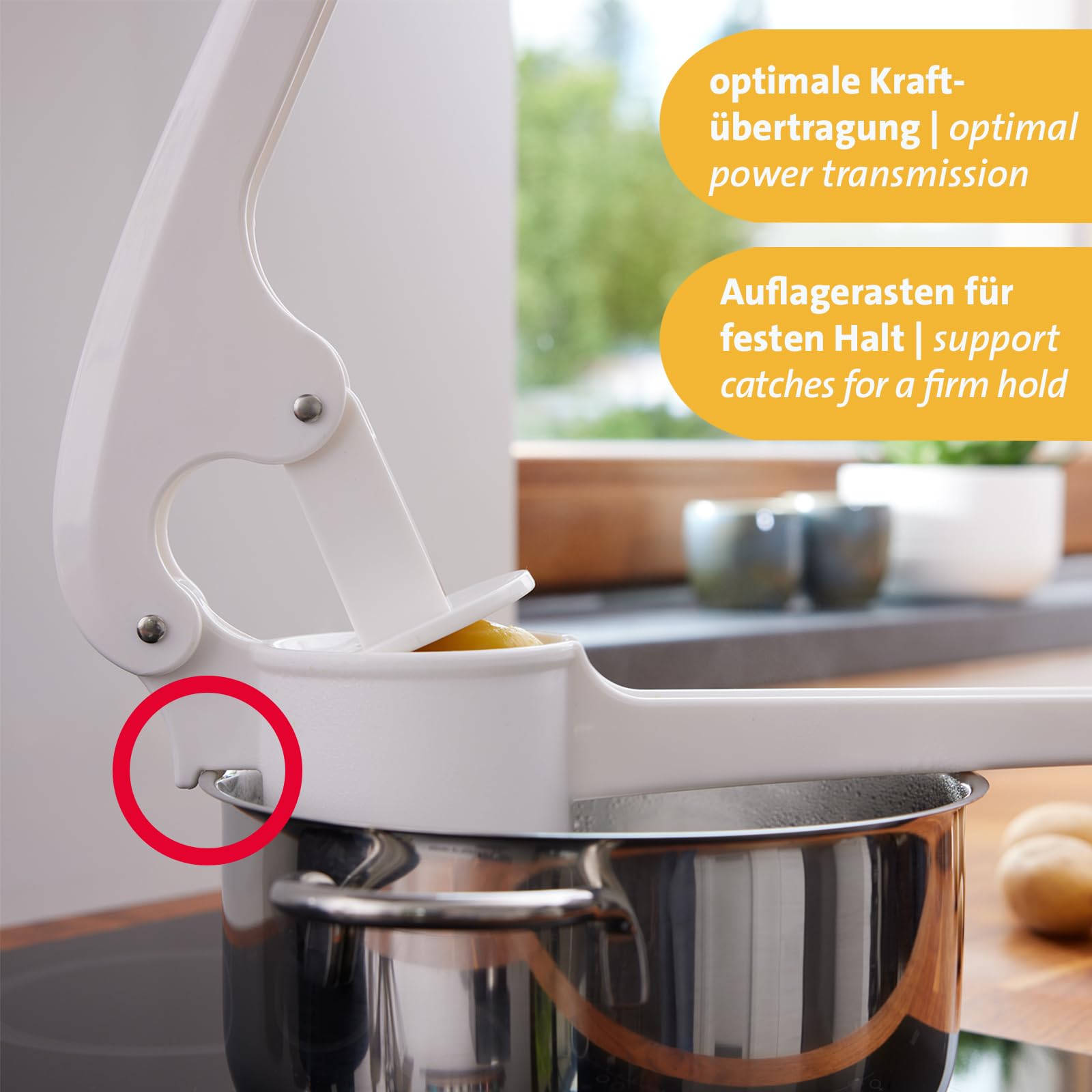 Westmark Presse à Spätzle et à Pommes de Terre, 1 Pièce, Blanc