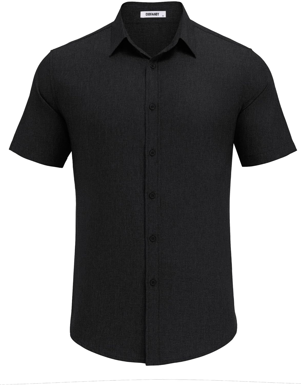 COOFANDY Mens Casual Button Down Shirt Short Sleeve Summer Shirt for Beach Vacation Resort Wear - Image 6