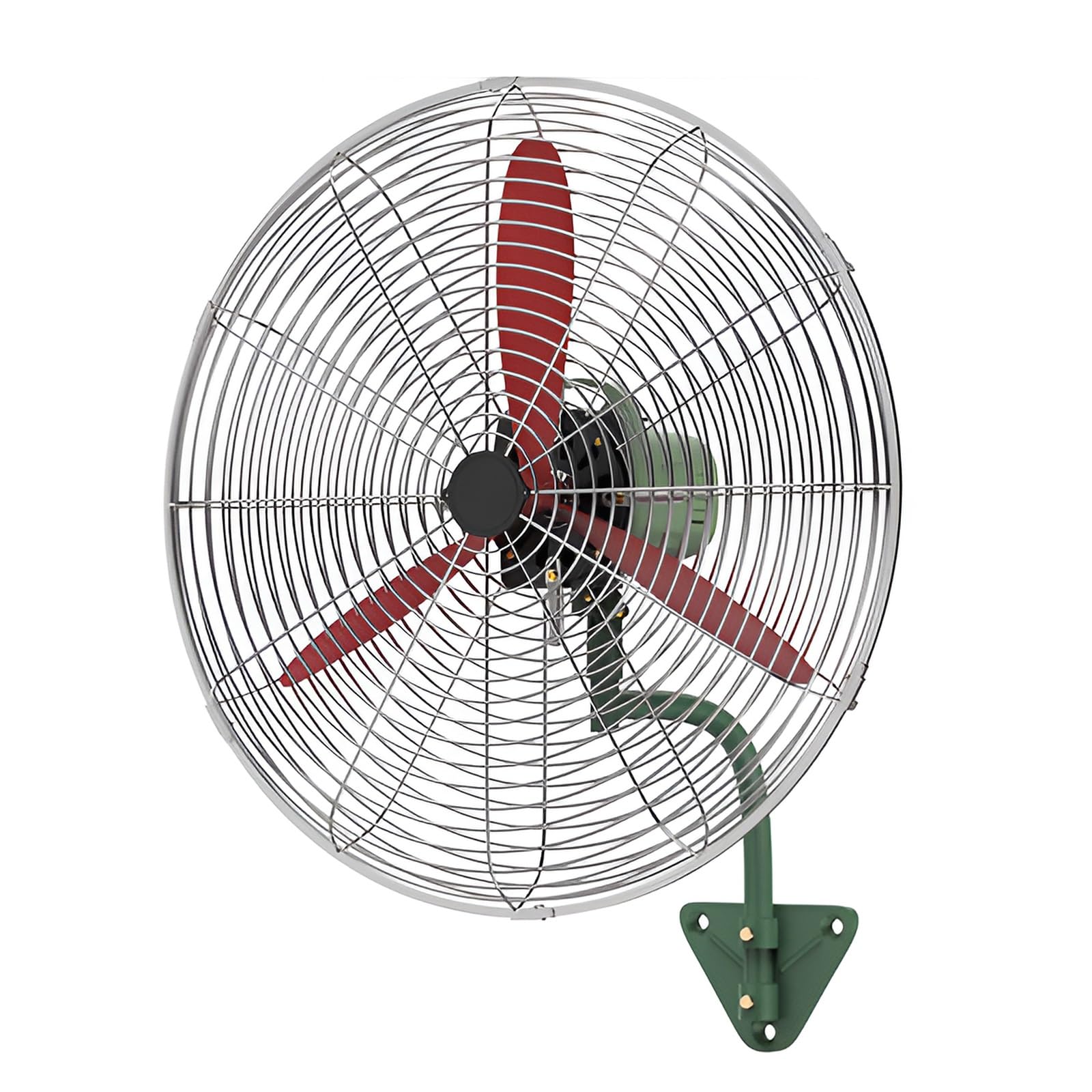 Ventilateur Mural Oscillant 55 Cm/65 Cm/75 Cm Avec 3 Vitesses, Tête Oscillante À 120 Degrés, Pour La Maison, Le Bureau, L'atelier, L'usine Et Le Sous-sol(65cm/26in)