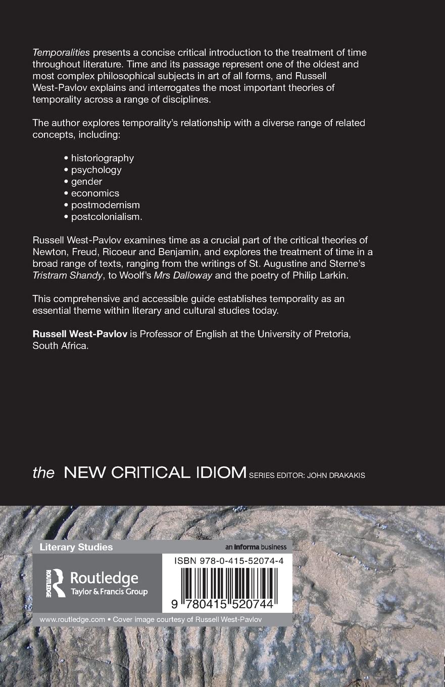 Temporalities (New Critical Idiom)