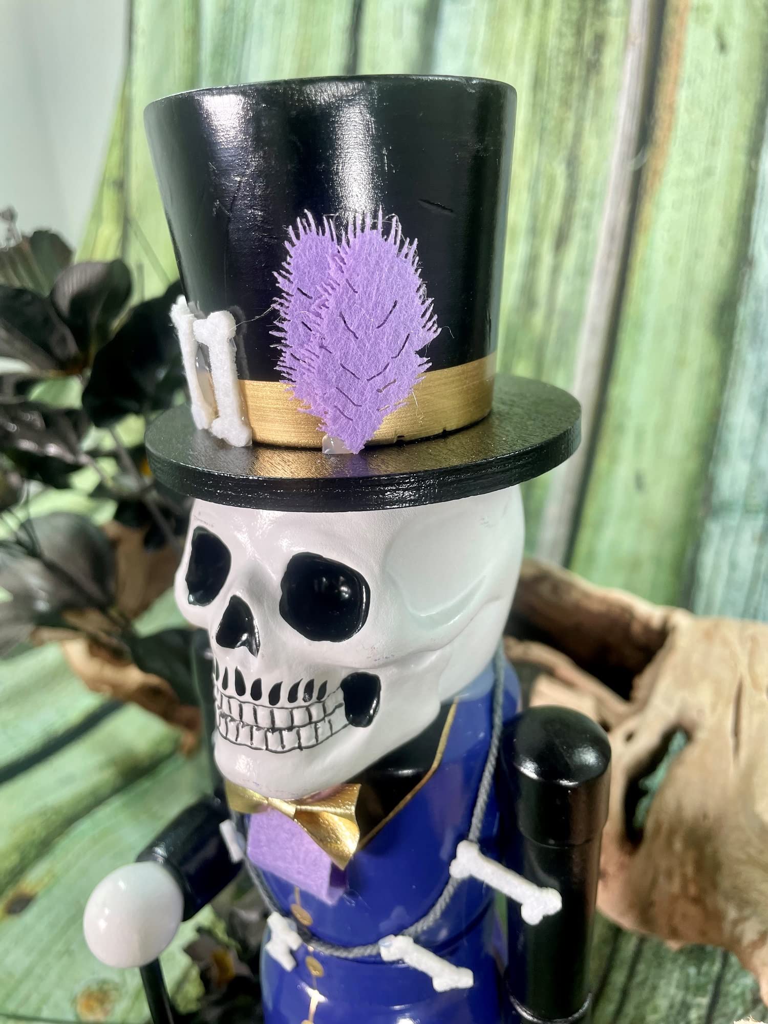 Santa's Workshop Voodoo Nussknacker Figur, Weihnachten, 35,6 cm, Violett (70172)