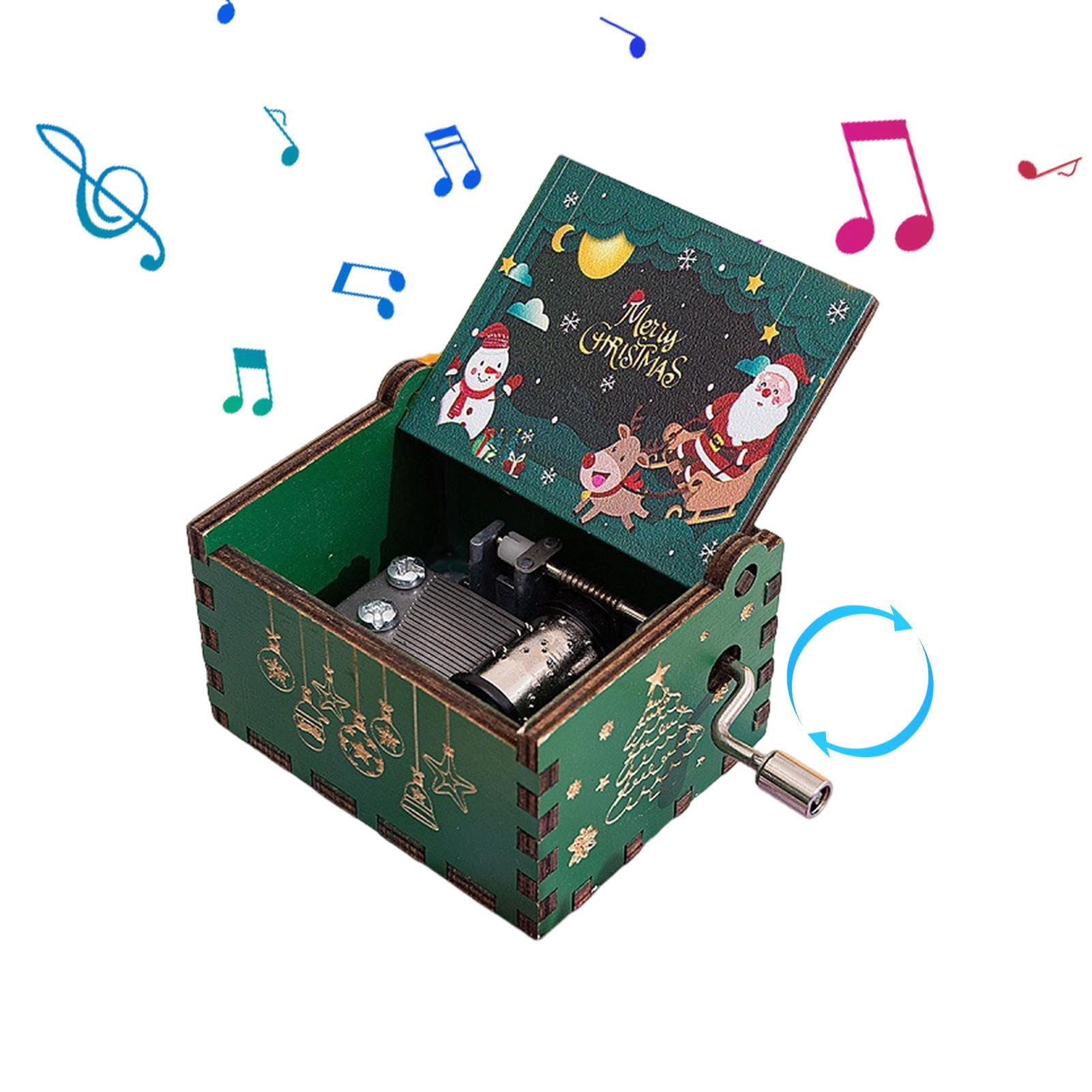 Amazon.co.jp: オルゴール 木製オルゴール クリスマス 音楽ボックス