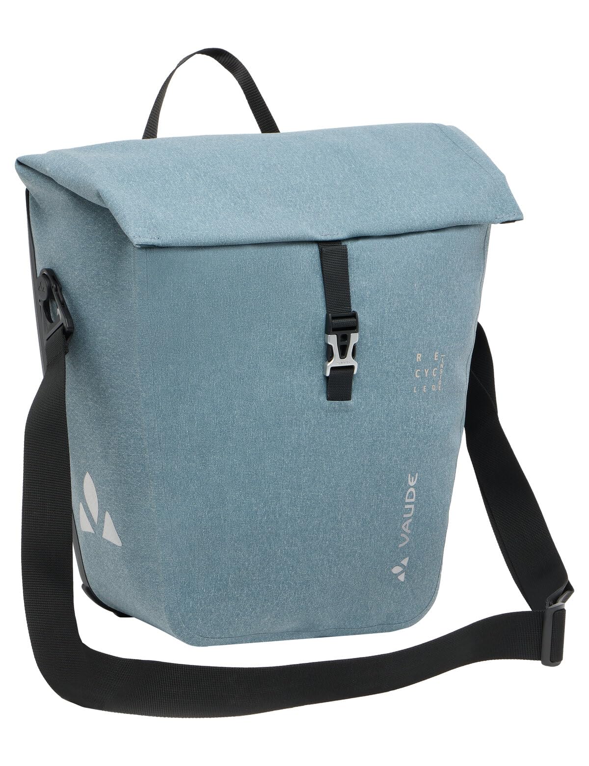 VAUDE Fahrrad Hinterradtasche Recycle Pro Single, 18,5 l Volumen, wasserdicht verschweißt, Made in Germany, Heron Sport & Freizeit