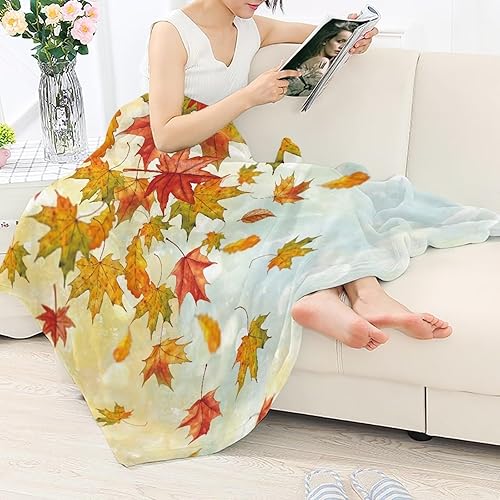 Miniatura 3 de LedBack Manta de arce de otoño y otoño, mantas suaves y elegantes, bonitos regalos para silla, habitación, sofá, decoración de otoño