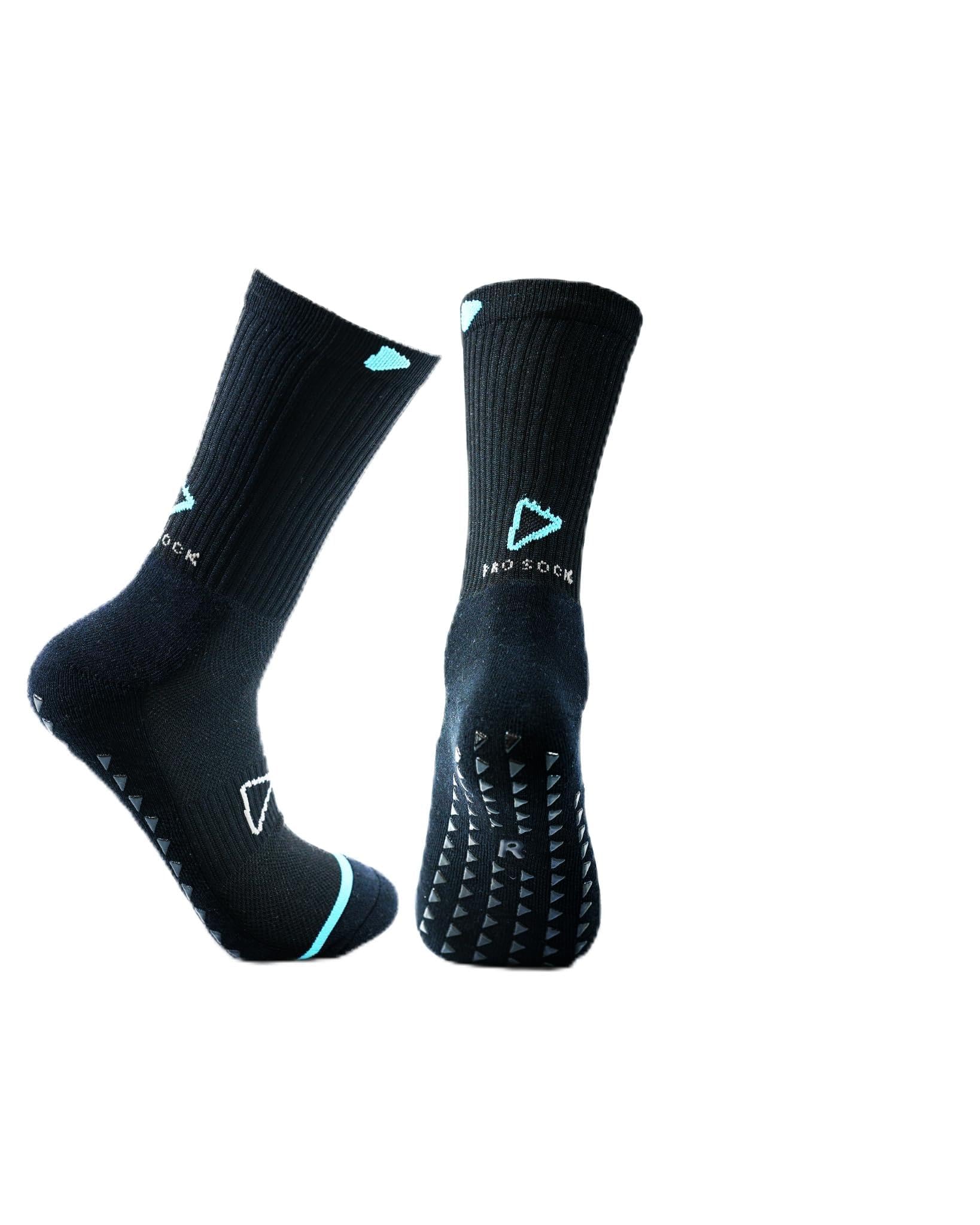 Premium Grip Socken Fussball 2/4/6-Pack, 4 Größen - Football Grip Socks & Gripsocken mit perfekter Passform, rutschfeste Fußballsocken Kinder & Erwachsene, rutschfeste Socken Damen und Herren