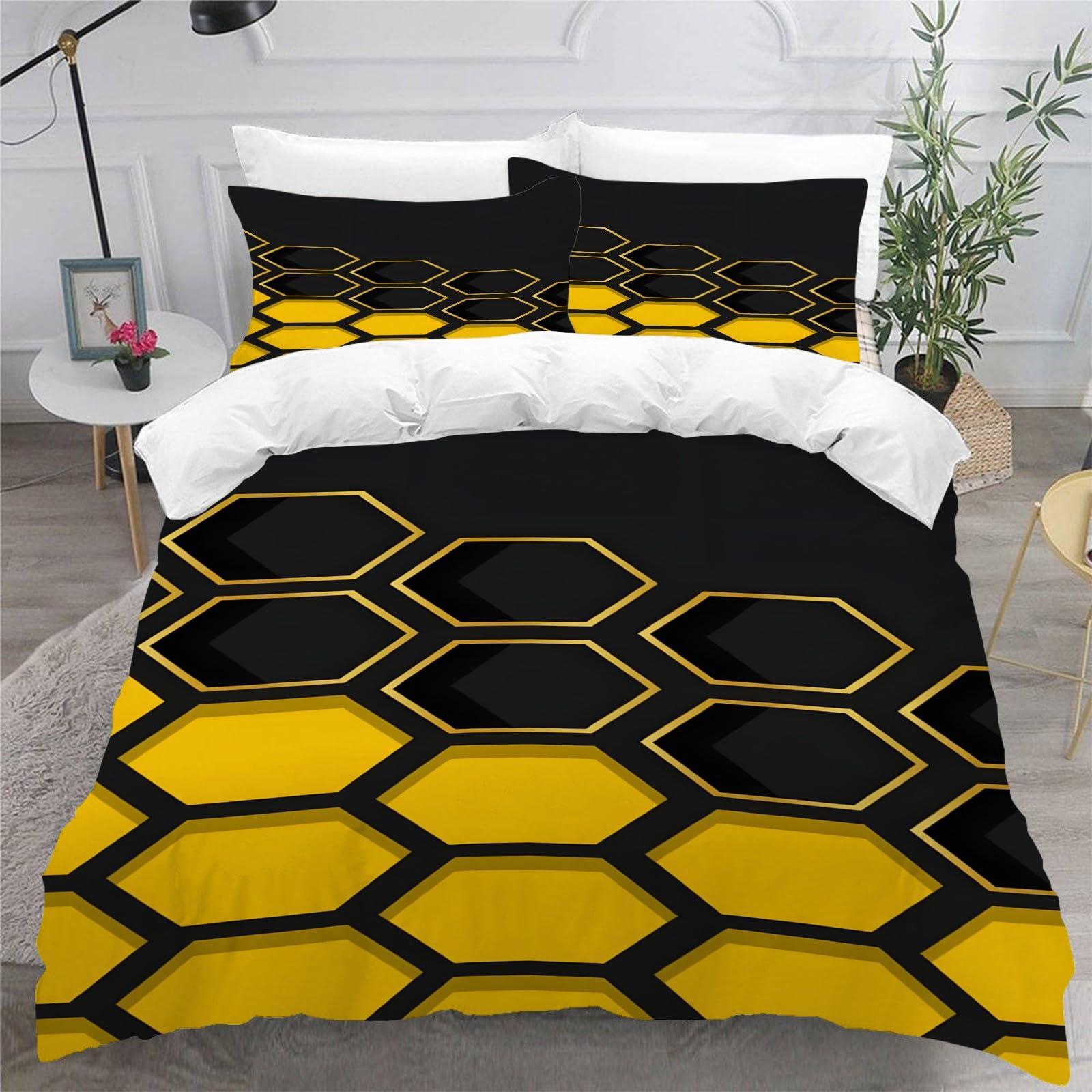 Housse de couette 240x260 fermeture éclair intégrée pour lit 2 personnes