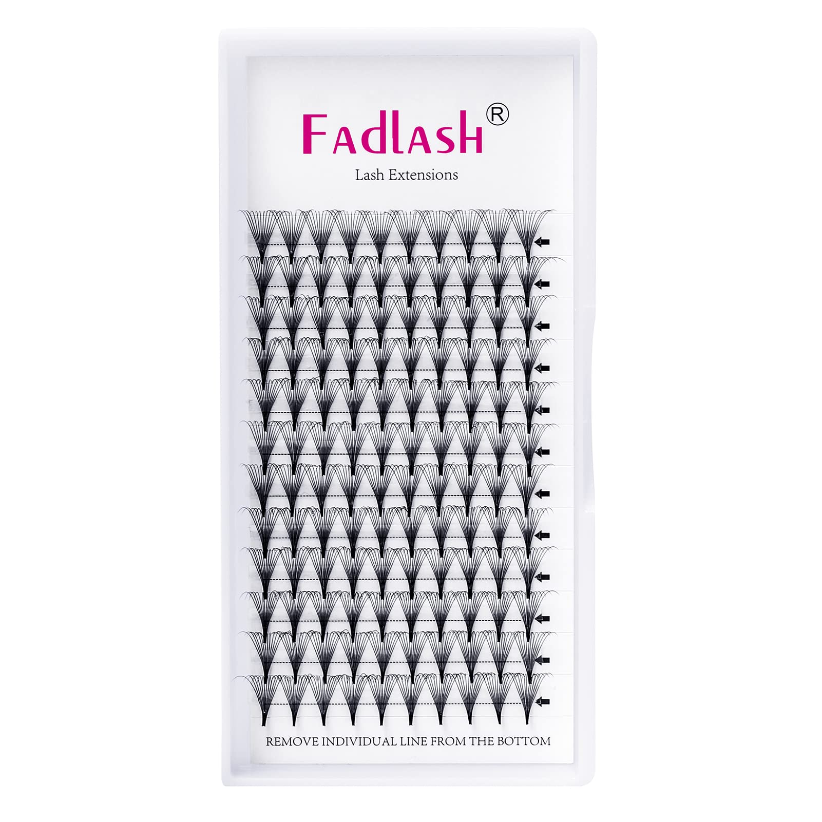 Volumen Ruso 10D 0.07mm C Curl 15mm Prefabricados Extensiones de Pestañas Volume Lashes Extension Ruso Pestañas — view 58