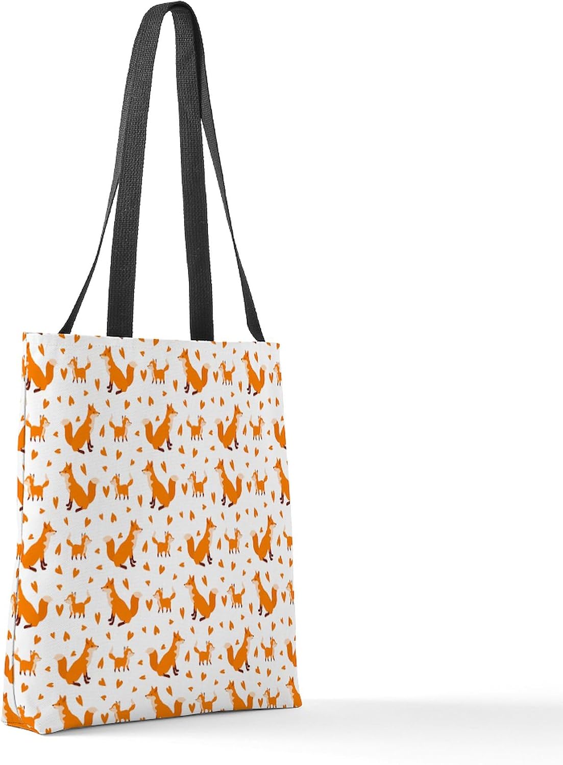 CafePress Cute Baby Fox Happy Mothers Day Polyester Tote Bag 16"x16"
