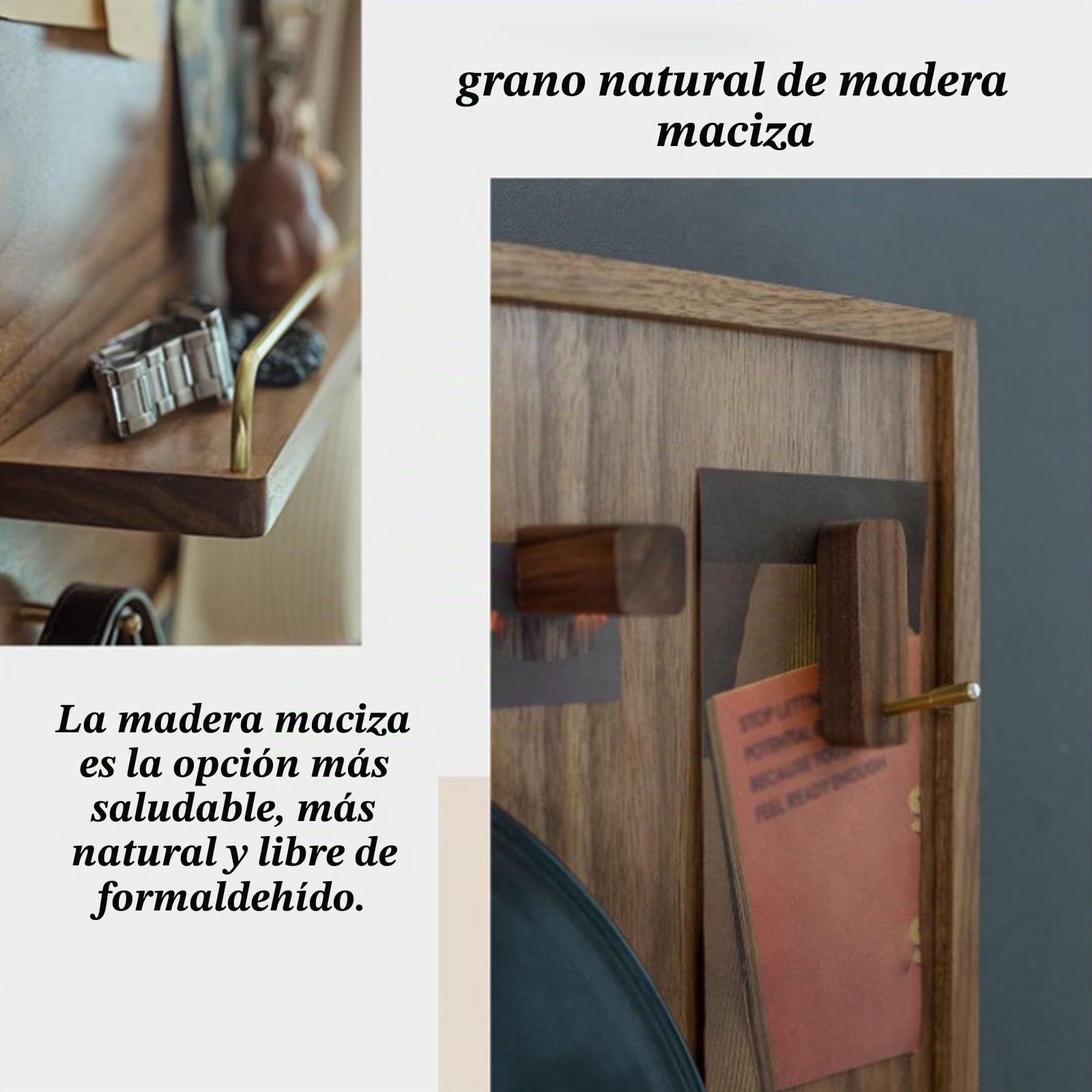 Tapa decorativa para caja de distribución pared,elegante tapa para contadores,con estantes y ganchos,Cubierta para fusibles,Caja interruptores contador abatible(50 * 60cm/19.7 * 23.6ln)