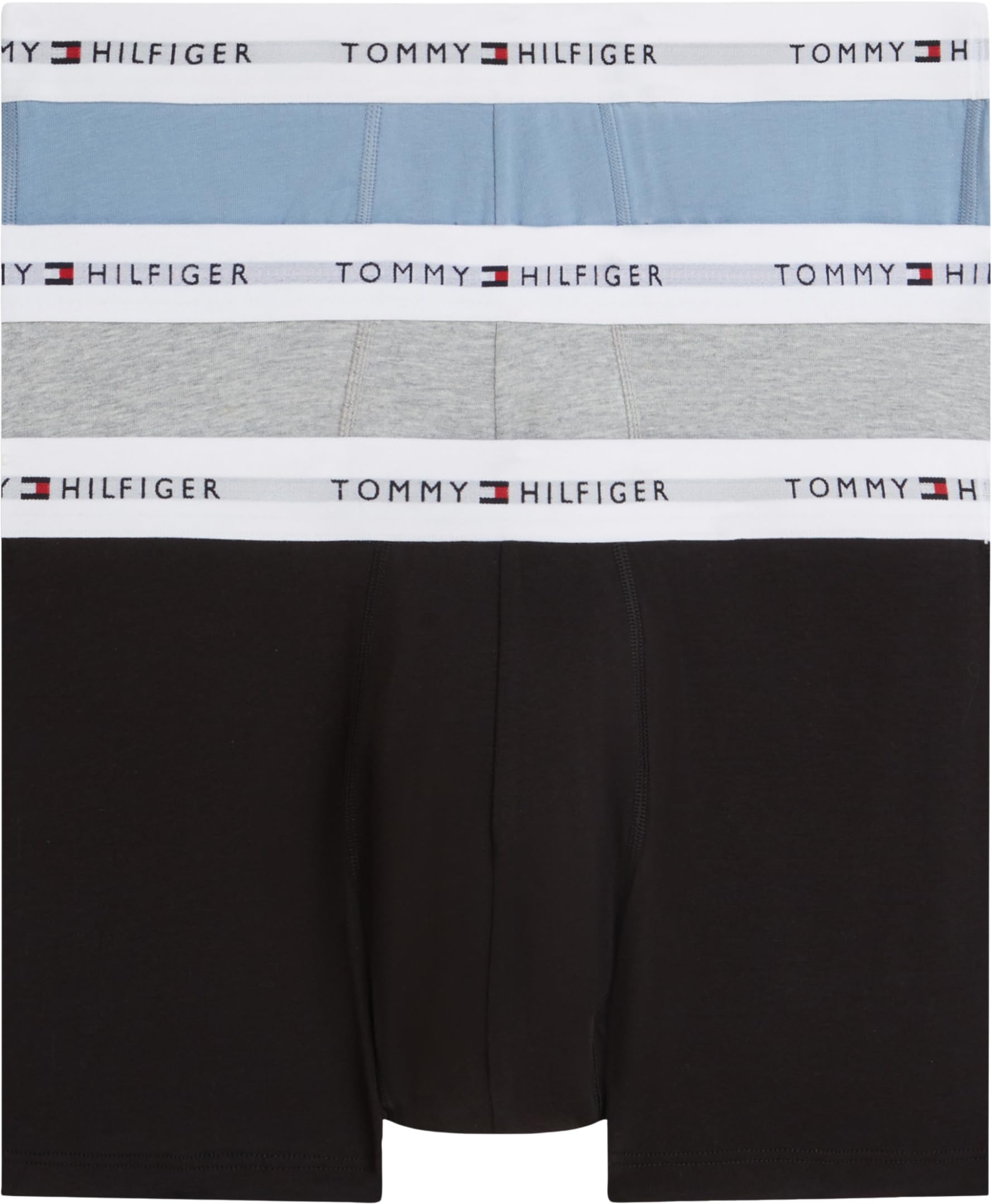Tommy Hilfiger 3 Pack Signature Essential Trunks, Assorted, Size S, Men