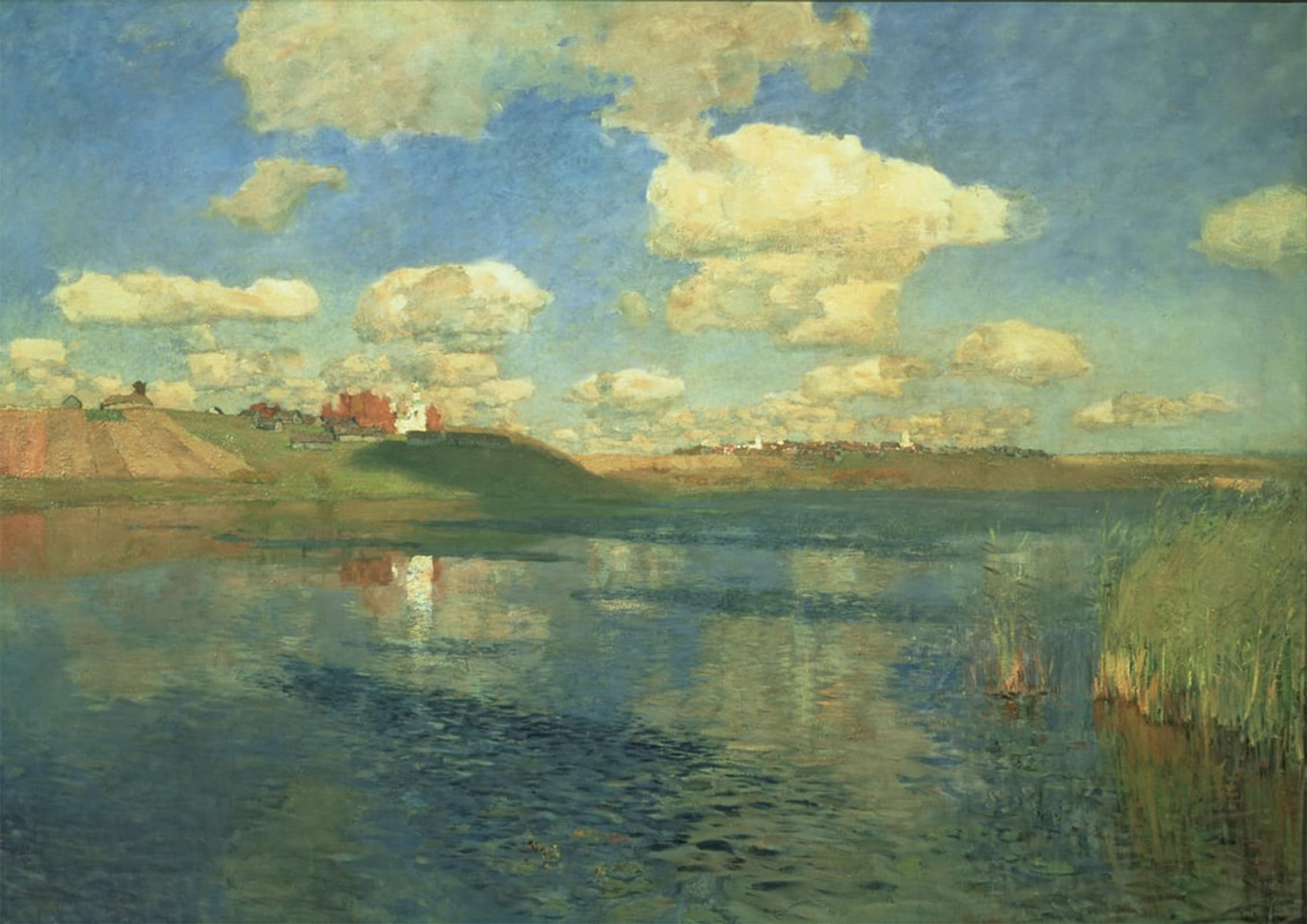 ARTXLXXBN Famous Art Print Poster Vintage Wall Art the Lake or Russia by Isaak Ilyich Levitan Canvas Art Poster for Home Decor 60x90cm