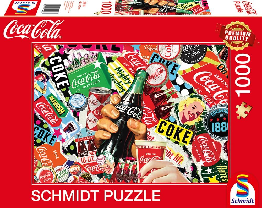 Schmidt Spiele 59916 Coca Cola is It Jigsaw Puzzle 1000 Pieces