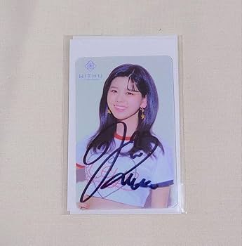 Apink 直筆サイン入り　ポストカード　CD トレカ Amazon.co.jp: NiziU リク直筆サイン入りトレカ（ファンクラブ限定