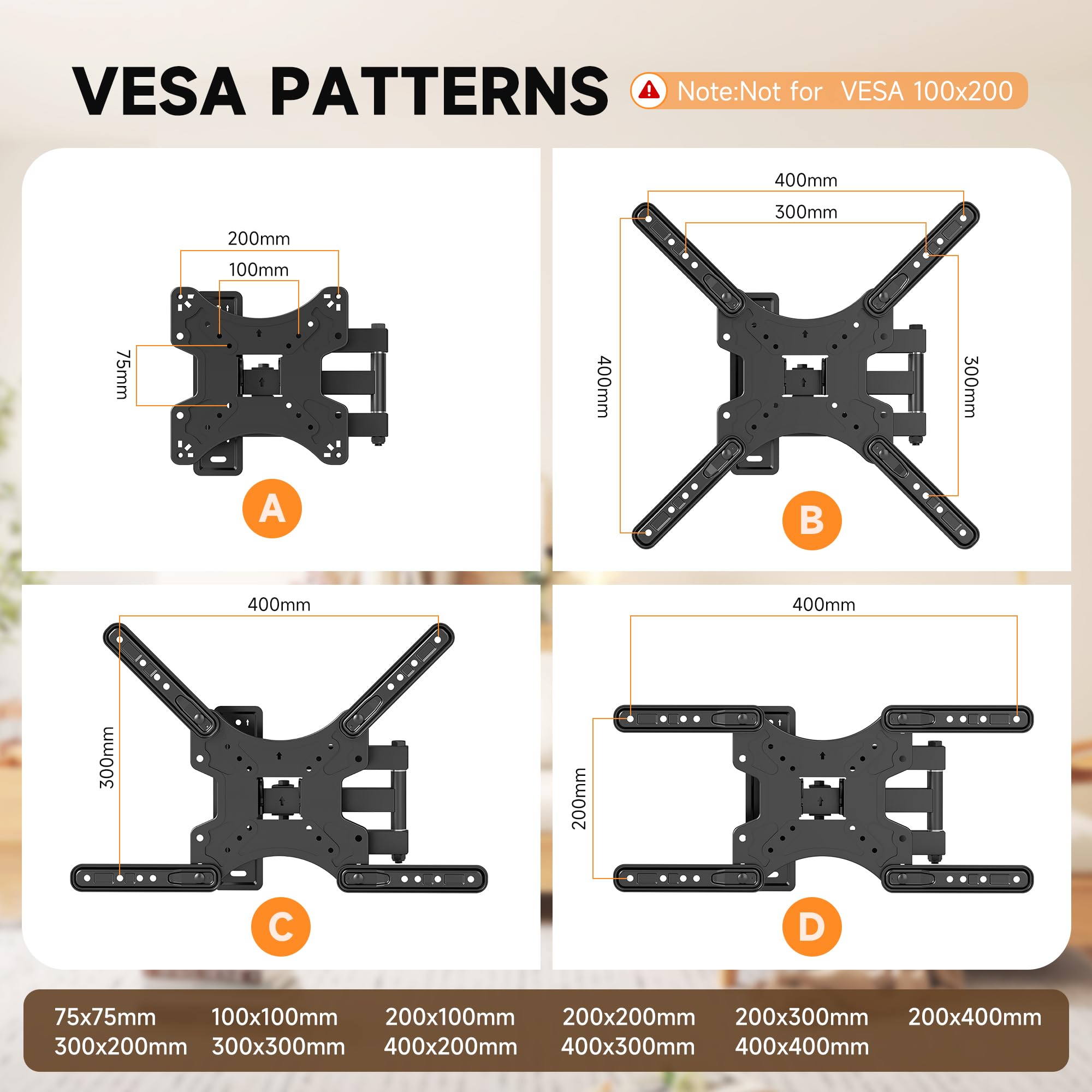 XINLEI Staffa da parete per TV MAP3SE