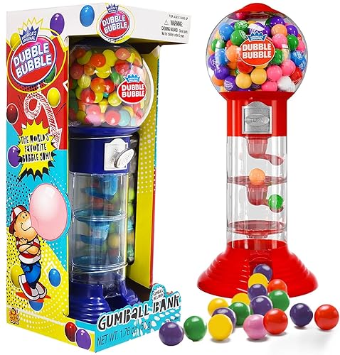 Miniatura 5 de Máquina de Bolas de Chicle para Niños "Fruidles" - Máquina de Chicles Operada por Monedas y Banco de Juguetes - Máquina de Bolas de Chicle Espiral