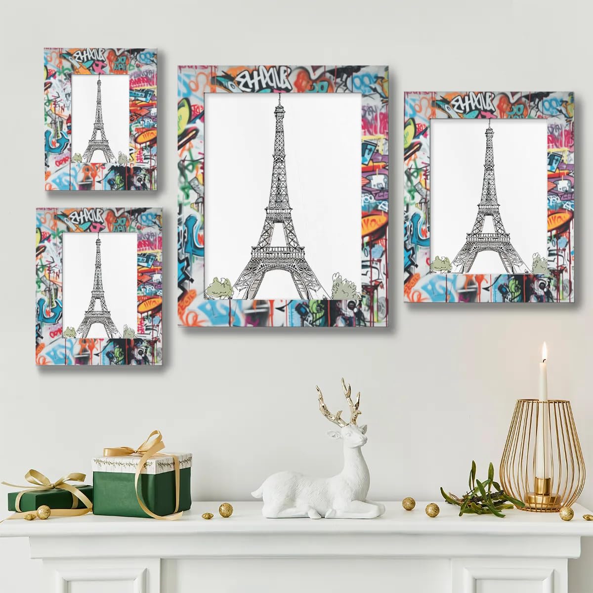 Amazon.com - FIXIXI Art Graffiti Picture Frame 4x6, Abstract Pop